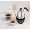 imageOXO Brew Gooseneck Electric Kettle  Hot Water Kettle Pour Over Coffee ampamp Tea Kettle Adjustable Temperature BuiltIn Brew Timer Stainless Steel 1L11 Quarts