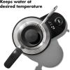 imageOXO Brew Gooseneck Electric Kettle  Hot Water Kettle Pour Over Coffee ampamp Tea Kettle Adjustable Temperature BuiltIn Brew Timer Stainless Steel 1L11 Quarts