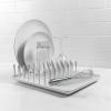 imageOXO Good Grips Compact Dish Rack Biscuit 1334quot x 1038quot x 312quot h for Storage1334 x 1038 x 312 h