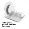 imageOXO Good Grips Compact Dish Rack Biscuit 1334quot x 1038quot x 312quot h for Storage1334 x 1038 x 312 h Pack of 4