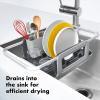 imageOXO Good Grips Extendable OverTheSink Aluminum Drying Dish RackOne Size