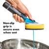 imageOXO New Good Grips Soap Dispensing Dish Scrub YellowBrush