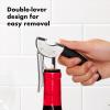 imageOXO SteeL Winged Corkscrew with Removable Foil CutterSilverBlack
