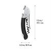 imageOXO SteeL Winged Corkscrew with Removable Foil CutterSilverBlack