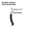 imageOXO SteeL Winged Corkscrew with Removable Foil CutterSilverBlack