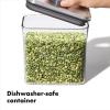 imageOXO Steel POP Coffee Container with Scoop 17 Qt for Coffee Tea and MoreGrey04 QT04 L