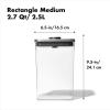 imageOXO Steel POP Coffee Container with Scoop 17 Qt for Coffee Tea and MoreGrey27 QT26 L