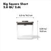 imageOXO Steel POP Coffee Container with Scoop 17 Qt for Coffee Tea and MoreGrey28 QT26 L Pack of 8