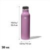 imageOXO Strive 24oz Insulated Water Bottle with Standard Lid  SlateAmethyst