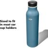 imageOXO Strive 24oz Insulated Water Bottle with Standard Lid  SlateAquamarine