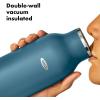 imageOXO Strive 24oz Insulated Water Bottle with Standard Lid  SlateAquamarine