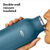 imageOXO Strive 24oz Insulated Water Bottle with Standard Lid  SlateAquamarine