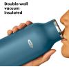 imageOXO Strive 24oz Insulated Water Bottle with Standard Lid  SlateAquamarine