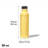 imageOXO Strive 24oz Insulated Water Bottle with Standard Lid  SlateCitrine