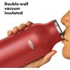 imageOXO Strive 24oz Insulated Water Bottle with Standard Lid  SlateGarnet