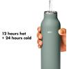 imageOXO Strive 24oz Insulated Water Bottle with Standard Lid  SlateJade
