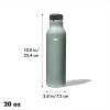 imageOXO Strive 24oz Insulated Water Bottle with Standard Lid  SlateJade