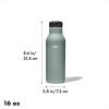 imageOXO Strive 24oz Insulated Water Bottle with Standard Lid  SlateJade