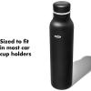 imageOXO Strive 24oz Insulated Water Bottle with Standard Lid  SlateOnyx