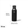 imageOXO Strive 24oz Insulated Water Bottle with Standard Lid  SlateOnyx
