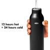 imageOXO Strive 24oz Insulated Water Bottle with Standard Lid  SlateOnyx