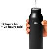 imageOXO Strive 24oz Insulated Water Bottle with Standard Lid  SlateOnyx