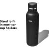 imageOXO Strive 24oz Insulated Water Bottle with Standard Lid  SlateOnyx