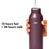 imageOXO Strive 24oz Insulated Water Bottle with Standard Lid  SlatePurple Garnet
