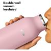 imageOXO Strive 24oz Insulated Water Bottle with Standard Lid  SlateRose Quartz