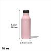 imageOXO Strive 24oz Insulated Water Bottle with Standard Lid  SlateRose Quartz