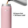 imageOXO Strive 40 oz Insulated Bottle with Handled Lid  Rose QuartzRose Quartz