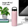 imageOXO Strive 40 oz Insulated Bottle with Handled Lid  Rose QuartzRose Quartz