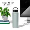 imageOXO Strive 40 oz Insulated Bottle with Handled Lid  Rose QuartzSlate