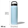 imageOXO Strive 40 oz Insulated Bottle with Handled Lid  Rose QuartzTopaz Blue
