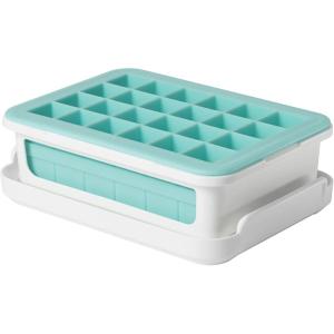 imageOXO Good Grips Silicone Small Ice Cube Tray with Lid  Ideal for CocktailsSmall Cubes
