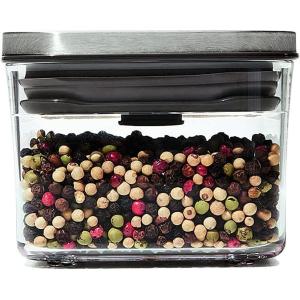 imageOXO Steel POP Coffee Container with Scoop 17 Qt for Coffee Tea and MoreGrey04 QT04 L