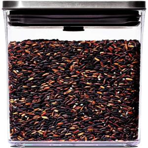 imageOXO Steel POP Coffee Container with Scoop 17 Qt for Coffee Tea and MoreGrey17 QT16 L