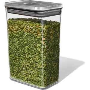 imageOXO Steel POP Coffee Container with Scoop 17 Qt for Coffee Tea and MoreGrey27 QT26 L