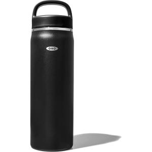 imageOXO Strive 40 oz Insulated Bottle with Handled Lid  Rose QuartzOnyx