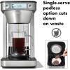 imageOXO Brew 12Cup Coffee Maker With Podless SingleServe FunctionSilverSilver