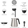 imageOXO Brew 12Cup Coffee Maker With Podless SingleServe FunctionSilverSilver