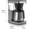 imageOXO Brew 8Cup Coffee Maker  SingleServe ampamp Carafe Thermal Stainless Steel SCA CertifiedStainless Steel
