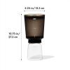 imageOXO Brew Compact Cold Brew Coffee Maker24 oz brewing container  16 oz yield