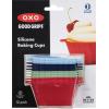 imageOXO Good Grips Silicone Baking Cups Pack of 12 Reusable BPAFree Dishwasher Safe NonStick Food Grade Cupcake Cups Muffin Cups Cupcake Liners Muffin LinersBaking Cups  12