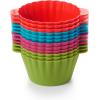 imageOXO Good Grips Silicone Baking Cups Pack of 12 Reusable BPAFree Dishwasher Safe NonStick Food Grade Cupcake Cups Muffin Cups Cupcake Liners Muffin Liners