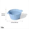 imageOXO Good Grips Silicone Baking Cups Pack of 12 Reusable BPAFree Dishwasher Safe NonStick Food Grade Cupcake Cups Muffin Cups Cupcake Liners Muffin LinersBaking Cups  12