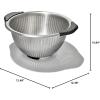 imageOXO Good Grips Stainless Steel 5 qt 47 L Colander5 Qt Stainless Steel Colander