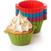 imageOXO Good Grips Silicone Baking Cups Pack of 12 Reusable BPAFree Dishwasher Safe NonStick Food Grade Cupcake Cups Muffin Cups Cupcake Liners Muffin Liners