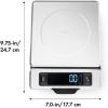 imageOXO Good Grips 11Pound Stainless Steel Kitchen Scale with PullOut Display  Black