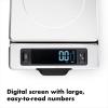 imageOXO Good Grips 11Pound Stainless Steel Kitchen Scale with PullOut Display  Black